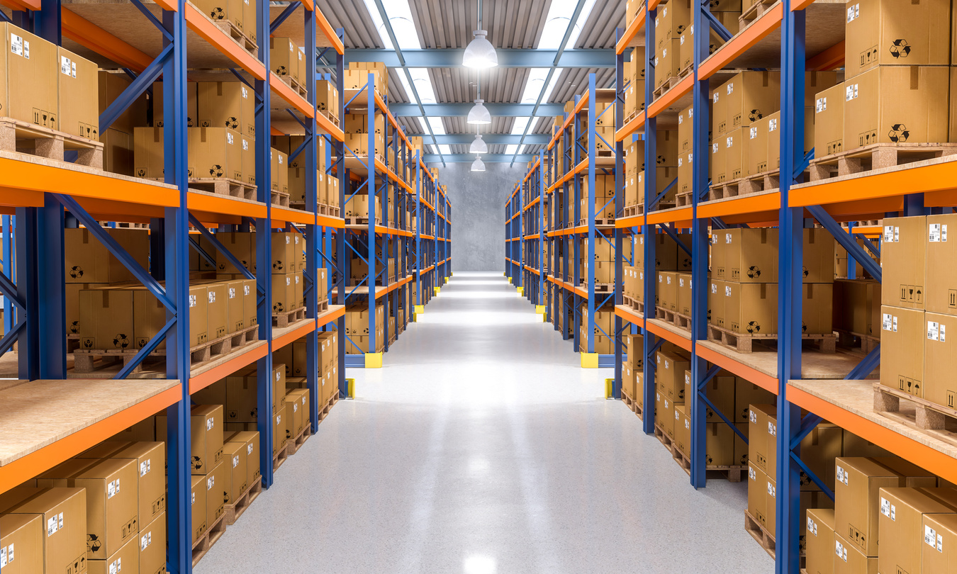 Storage Warehouse Indoor View